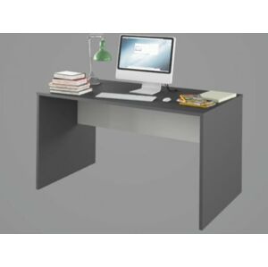 Tempo Kondela PC stůl Rioma TYP 11 - grafit / bílá + kupón KONDELA10 na okamžitou slevu 3% (kupón uplatníte v košíku)