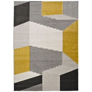 Šedo-žlutý koberec Universal Elle, 160 x 230 cm