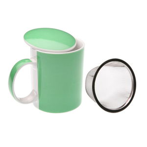 Zelený hrnek se sítkem Versa Green Tea Mug