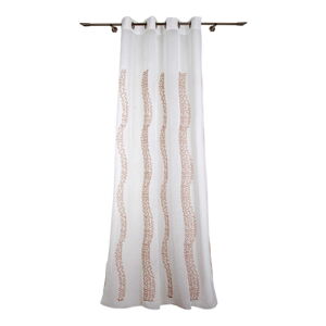Bílo-béžová záclona 140x245 cm Medrassa – Mendola Fabrics