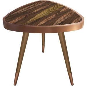 Příruční stolek Maresso Feather Triangle, 45 x 45 cm