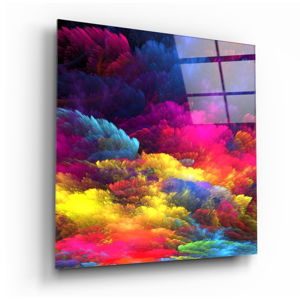 Skleněný obraz Insigne Color Burst, 40 x 40 cm
