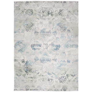 Šedý koberec s příměsí bavlny Universal Chenile Gris, 60 x 110 cm