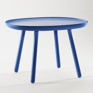 Modrý odkládací stolek z masivu EMKO Naïve Large