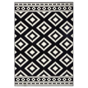 Černý koberec Hanse Home Gloria Ethno, 200 x 290 cm