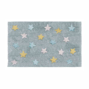 Dětský bavlněný ručně vyrobený koberec Tanuki Stars, 160 x 120 cm