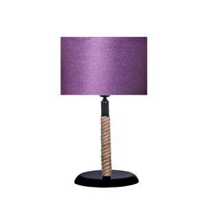 Stolní lampa s fialovým stínítkem lampa Kate Louise Rope