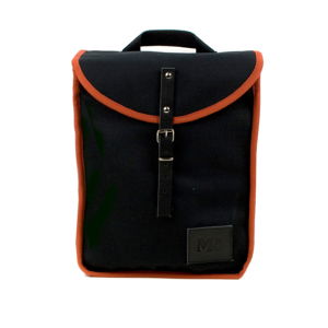 Černý batoh s oranžovým detailem Mödernaked Orange Heap