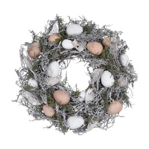 Velikonoční dekorativní věnec Ego Dekor Feathers and Moss, ⌀ 35 cm