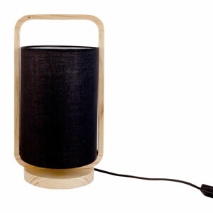 Černá stolní lampa Leitmotiv Snap, výška 21,5 cm