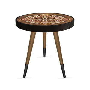 Příruční stolek Rassino Colored Oriental Circle, ⌀ 45 cm