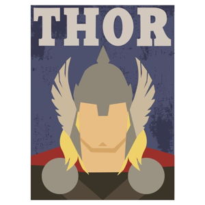 Plakát Blue-Shaker Super Heroes Thor, 30 x 40 cm
