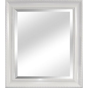 Tempo Kondela Zrcadlo MALKIA TYP 2 - dřevěný rám bílé barvy + kupón KONDELA10 na okamžitou slevu 3% (kupón uplatníte v košíku)