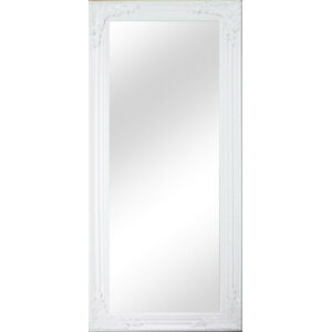 Tempo Kondela Zrcadlo MALKIA TYP 8 - dřevěný rám bílé barvy + kupón KONDELA10 na okamžitou slevu 3% (kupón uplatníte v košíku)