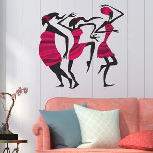 Dekorativní nálepka na stěnu Pink Woman