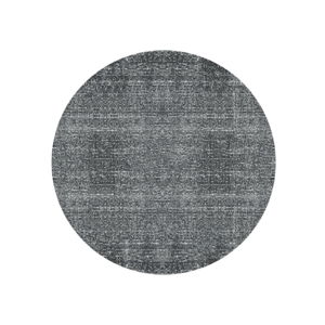 Černý bavlněný koberec PT LIVING Washed, ⌀ 150 cm