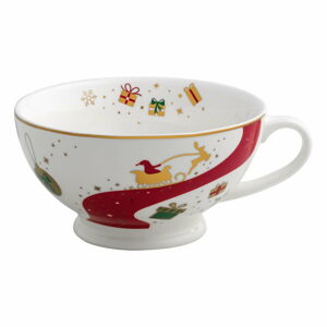 Porcelánový šálek na čaj s vánočním motivem Brandani Alleluia, ⌀ 14 cm