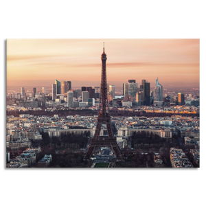 Obraz Styler Glas Destination Eiffel Tower, 80 x 120 cm