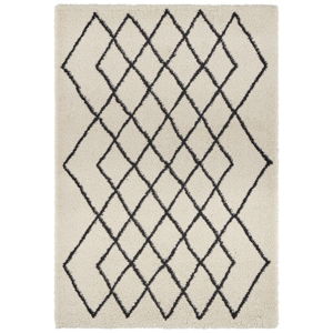 Krémovo-černý koberec Mint Rugs Allure, 160 x 230 cm