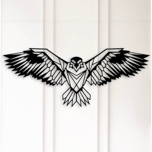 Černá nástěnná dekorace Hawk