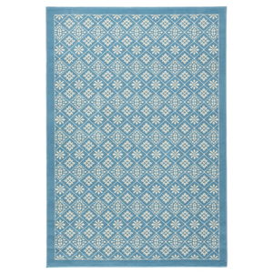 Světle modrý koberec Hanse Home Gloria Tile, 80 x 150 cm