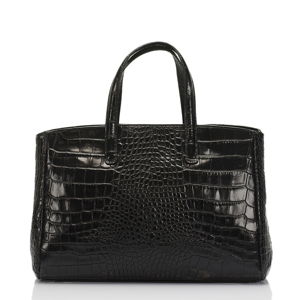 Černá kožená kabelka Lisa Minardi Magnata