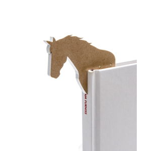 Záložka do knížky ve tvaru koně Thinking gifts Woodland