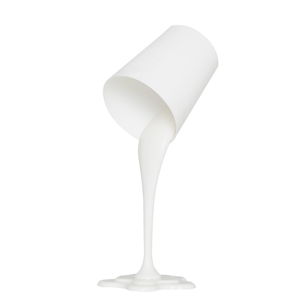 Bílá stolní lampa Ximena