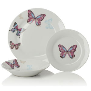 12dílná porcelánová sada nádobí Sabichi Mariposa