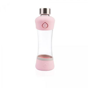 Růžová skleněná láhev z borosilikátového skla Equa Active Berry, 550 ml