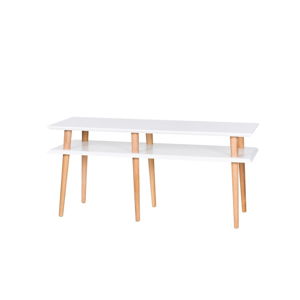 Bílý konferenční stolek Ragaba Mugo, délka 119 cm