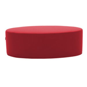 Červený puf Softline Bon-Bon Valencia Red , délka 100 cm