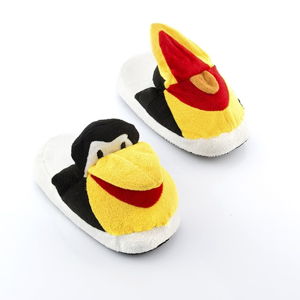 Dětské bačkory InnovaGoods Fluffy Slippers Penguin, velikost L
