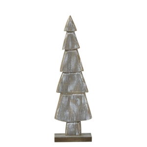 Dřevěná dekorační figurka KJ Collection Tree, výška 30,5 cm