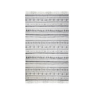 Černobílý bavlněný koberec HSM collection Colorful Living Manio, 70 x 120 cm