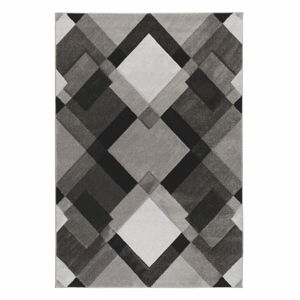 Šedý koberec Flair Rugs Nimbus Grey White, 80 x 150 cm