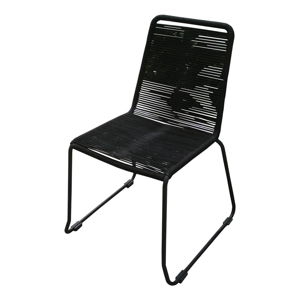 Sada 4 černých zahradních židlí Ezeis Clipper