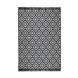 Černo-bílý oboustranný koberec Helen, 160 x 250 cm