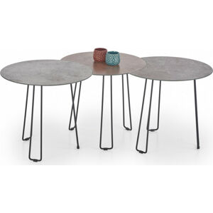 Halmar Konferenční stolek Triple - sada 3 ks