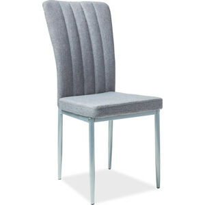 Casarredo Jídelní čalouněná židle H-733 šedá/bílá
