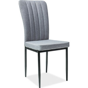 Casarredo Jídelní čalouněná židle H-733 šedá/černá