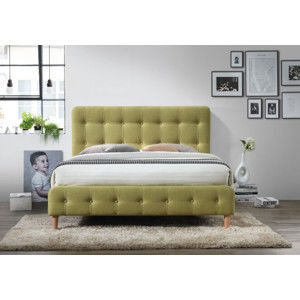 Casarredo Čalouněná postel ALICE 160x200 zelená