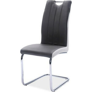 Casarredo Jídelní čalouněná židle H-3 šedá/světlá šedá