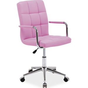 Casarredo Kancelářská židle Q-022 růžová