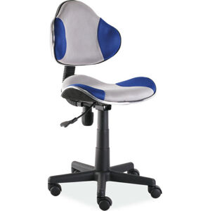 Casarredo Kancelářská židle Q-G2 šedá/modrá