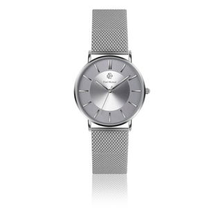 Dámské hodinky s páskem z nerezové oceli ve stříbrné barvě Paul McNeal Caresso