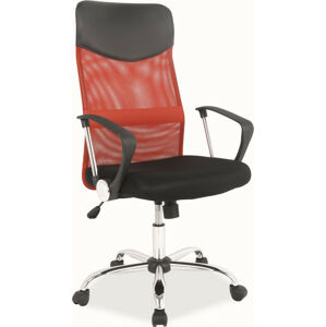 Casarredo Kancelářská židle Q-025 červená/černá