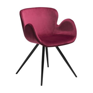 Tmavě růžová židle DAN-FORM Denmark Gaia
