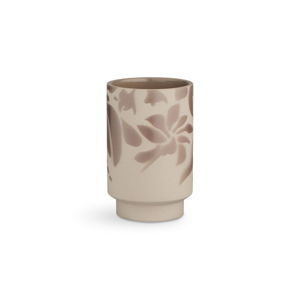 Růžová kameninová váza Kähler Design Kabell, výška 12,5 cm