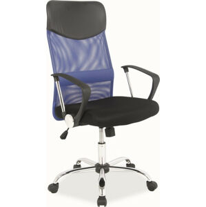 Casarredo Kancelářská židle Q-025 modrá/černá